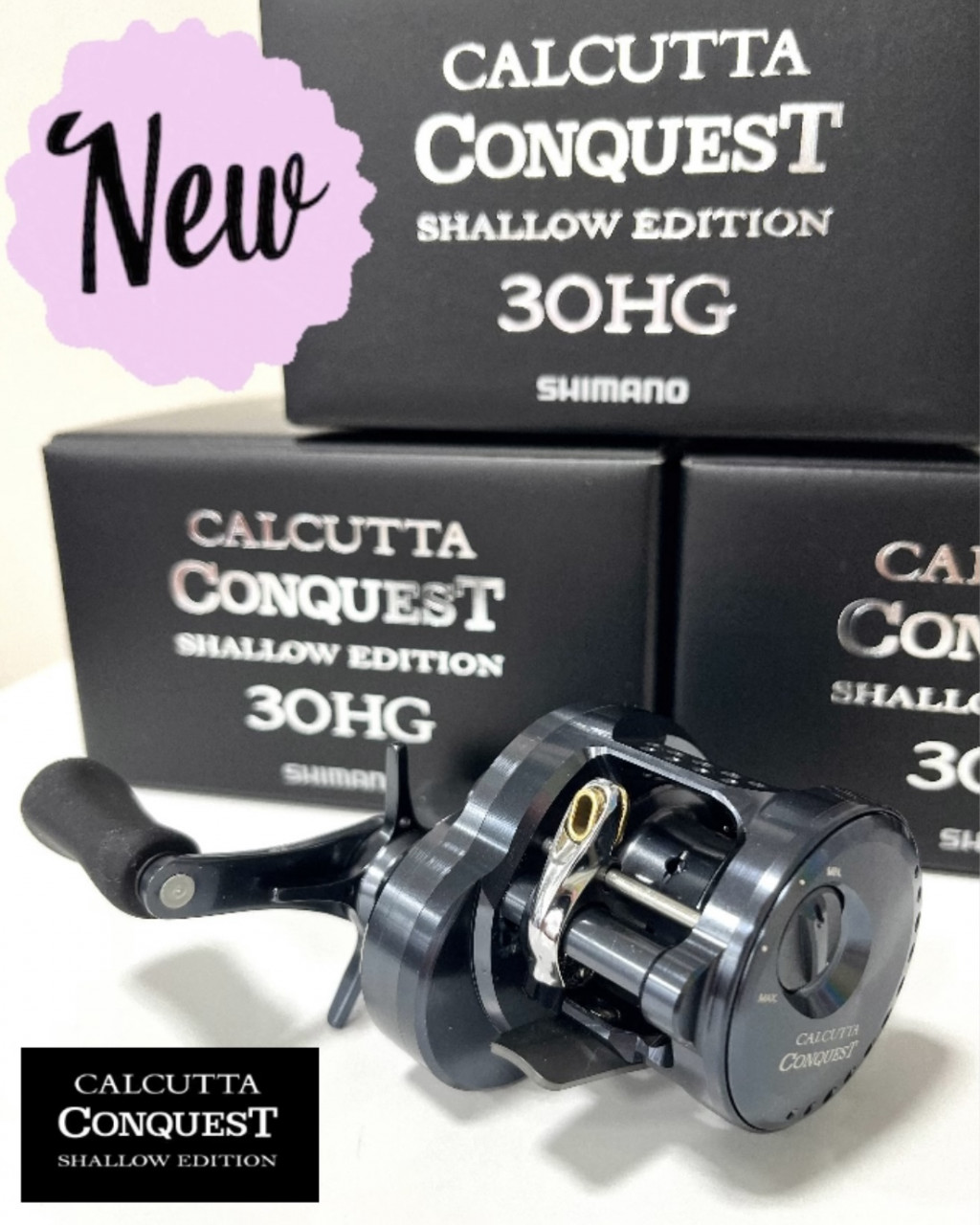 24新製品リール入荷(^^)/！カルカッタコンクエスト シャロー